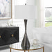Keiron One Light Table Lamp Brass-Lamps-Uttermost-Lighting Design Store