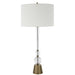 Annily One Light Table Lamp Antiqued Brass-Lamps-Uttermost-Lighting Design Store