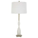 Annora One Light Table Lamp Antiqued Brass-Lamps-Uttermost-Lighting Design Store
