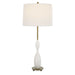 Annora One Light Table Lamp Antiqued Brass-Lamps-Uttermost-Lighting Design Store