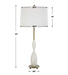 Annora One Light Table Lamp Antiqued Brass-Lamps-Uttermost-Lighting Design Store