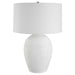 Reyna One Light Table Lamp Brushed Nickel-Lamps-Uttermost-Lighting Design Store