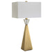 Arete One Light Table Lamp Antique Brass-Lamps-Uttermost-Lighting Design Store