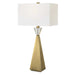 Arete One Light Table Lamp Antique Brass-Lamps-Uttermost-Lighting Design Store