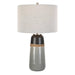 Coen One Light Table Lamp Brushed Nickel-Lamps-Uttermost-Lighting Design Store
