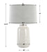 Odawa One Light Table Lamp Brushed Nickel-Lamps-Uttermost-Lighting Design Store
