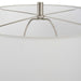 Jubilee One Light Table Lamp Brushed Nickel-Lamps-Uttermost-Lighting Design Store