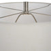 Opal One Light Table Lamp Brushed Nickel-Lamps-Uttermost-Lighting Design Store