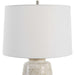 Medan One Light Table Lamp Brushed Nickel-Lamps-Uttermost-Lighting Design Store