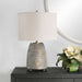 Gorda One Light Table Lamp Antiqued Brass-Lamps-Uttermost-Lighting Design Store