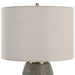 Gorda One Light Table Lamp Antiqued Brass-Lamps-Uttermost-Lighting Design Store