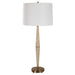 Palu One Light Table Lamp Brushed Brass-Lamps-Uttermost-Lighting Design Store