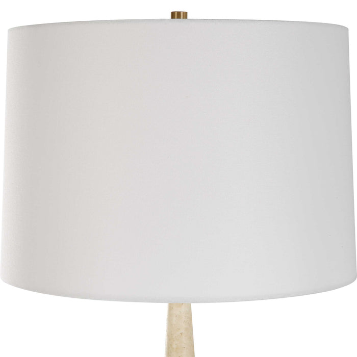 Palu One Light Table Lamp Brushed Brass-Lamps-Uttermost-Lighting Design Store