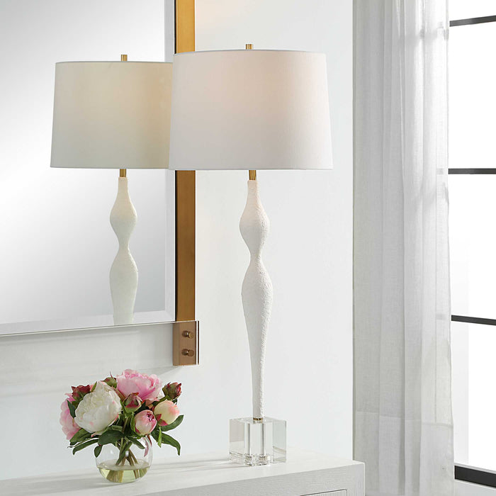 Helena One Light Table Lamp-Uttermost-Lighting Design Store