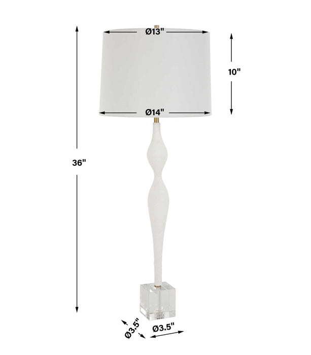 Helena One Light Table Lamp-Uttermost-Lighting Design Store