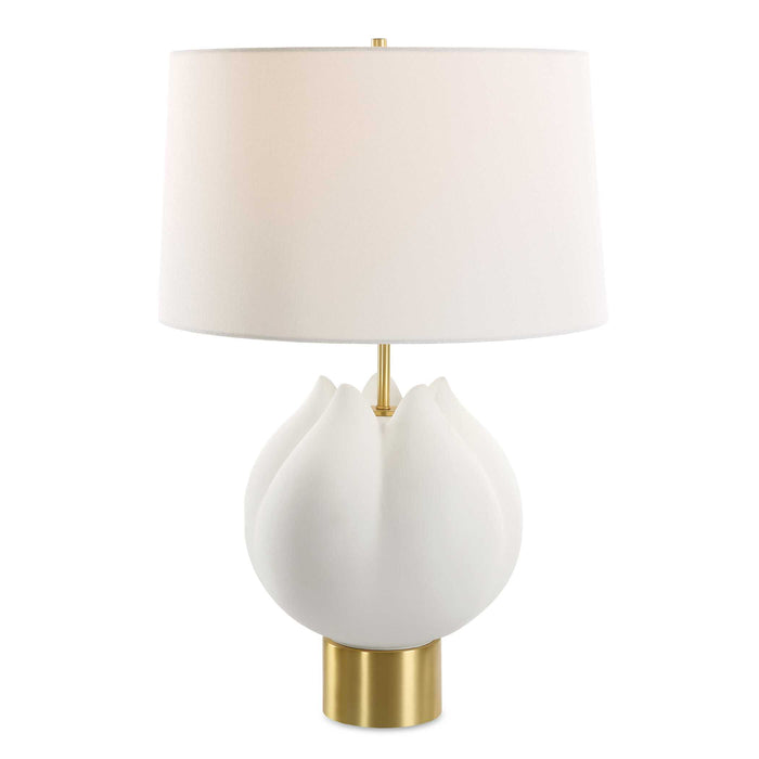 In Bloom One Light Table Lamp-Uttermost-Lighting Design Store