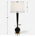 Brielle One Light Table Lamp-Uttermost-Lighting Design Store