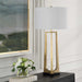 Crossroads One Light Table Lamp Antique Brass-Lamps-Uttermost-Lighting Design Store