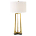 Crossroads One Light Table Lamp Antique Brass-Lamps-Uttermost-Lighting Design Store