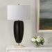 Kure One Light Table Lamp Brass-Lamps-Uttermost-Lighting Design Store