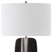 Kure One Light Table Lamp Brass-Lamps-Uttermost-Lighting Design Store