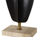 Kure One Light Table Lamp Brass-Lamps-Uttermost-Lighting Design Store