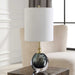 Enigma One Light Buffet Lamp Brass-Lamps-Uttermost-Lighting Design Store