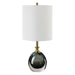 Enigma One Light Buffet Lamp Brass-Lamps-Uttermost-Lighting Design Store