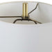Enigma One Light Buffet Lamp Brass-Lamps-Uttermost-Lighting Design Store