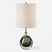 Enigma One Light Buffet Lamp Brass-Lamps-Uttermost-Lighting Design Store
