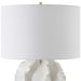 Saylor One Light Table Lamp Satin White-Lamps-Uttermost-Lighting Design Store