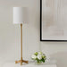 Lautoka One Light Buffet Lamp Brass-Lamps-Uttermost-Lighting Design Store