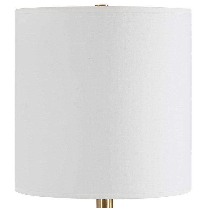 Lautoka One Light Buffet Lamp Brass-Lamps-Uttermost-Lighting Design Store