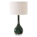 Essex One Light Table Lamp Brushed Nickel-Lamps-Uttermost-Lighting Design Store