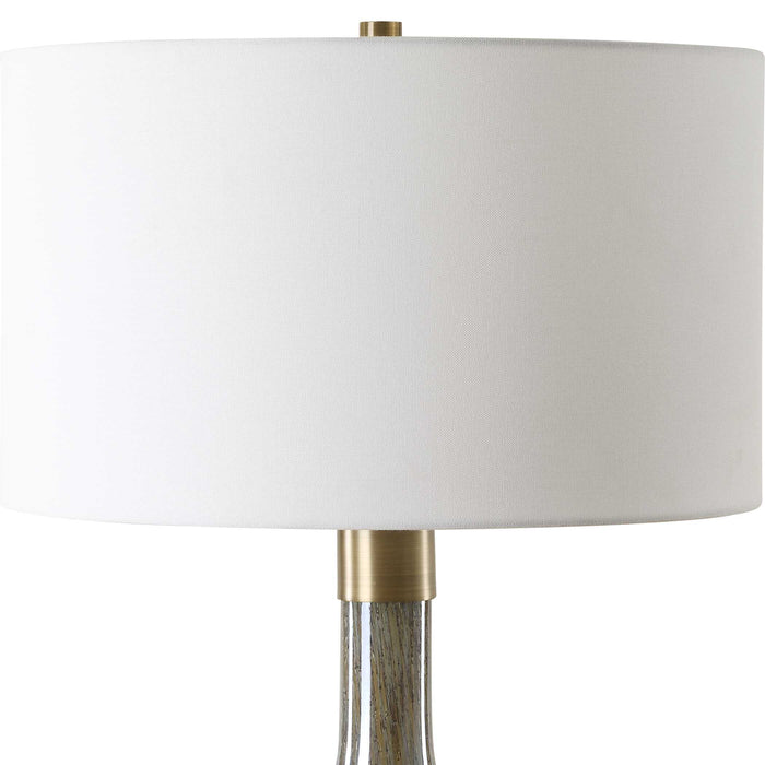 Rhine One Light Table Lamp Antique Brass-Lamps-Uttermost-Lighting Design Store