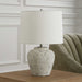 Rupture One Light Table Lamp Brushed Nickel-Lamps-Uttermost-Lighting Design Store