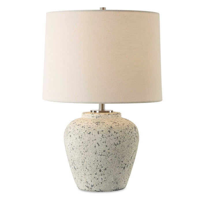 Rupture One Light Table Lamp Brushed Nickel-Lamps-Uttermost-Lighting Design Store