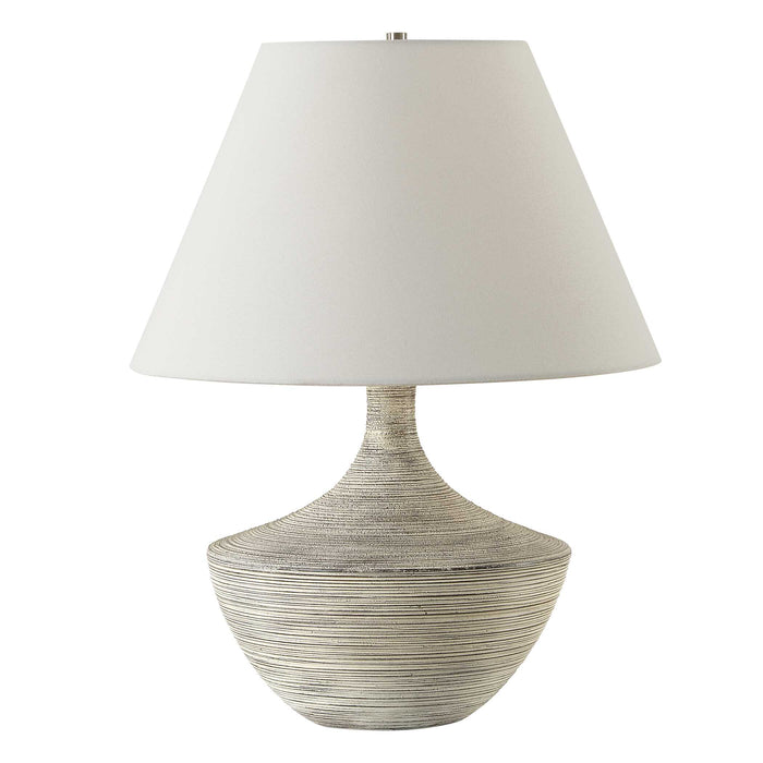 Carafe One Light Table Lamp Brushed Nickel-Lamps-Uttermost-Lighting Design Store