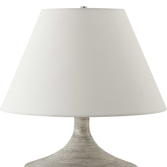 Carafe One Light Table Lamp Brushed Nickel-Lamps-Uttermost-Lighting Design Store