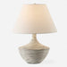 Carafe One Light Table Lamp Brushed Nickel-Lamps-Uttermost-Lighting Design Store