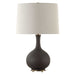 Rimini One Light Table Lamp Brushed Antique Brass-Lamps-Uttermost-Lighting Design Store