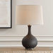 Rimini One Light Table Lamp Brushed Antique Brass-Lamps-Uttermost-Lighting Design Store