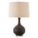 Rimini One Light Table Lamp Brushed Antique Brass-Lamps-Uttermost-Lighting Design Store