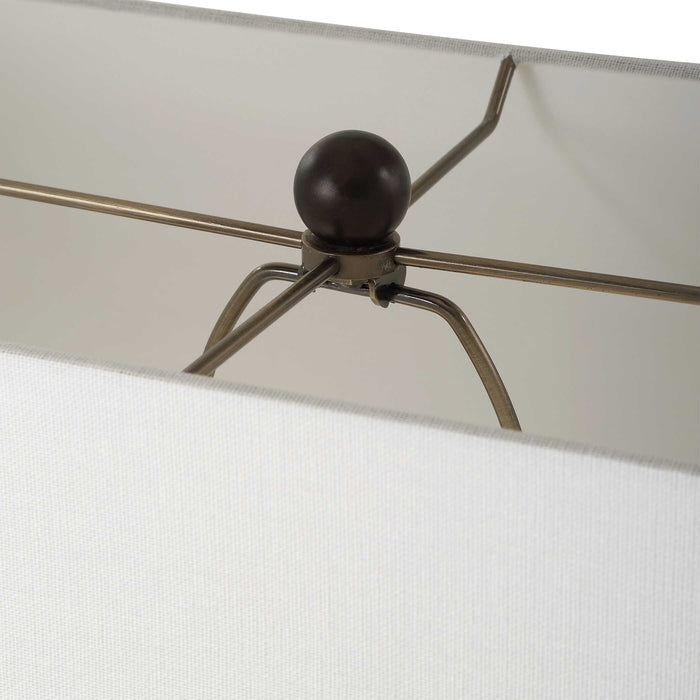 Fork In The Road One Light Floor Lamp Dark Bronze-Lamps-Uttermost-Lighting Design Store