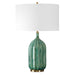 Bixby One Light Table Lamp Antique Brass-Lamps-Uttermost-Lighting Design Store