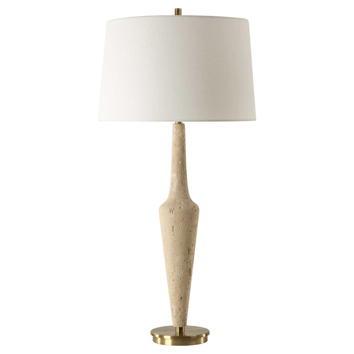 Juliet One Light Table Lamp Antique Brass-Lamps-Uttermost-Lighting Design Store
