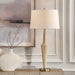 Juliet One Light Table Lamp Antique Brass-Lamps-Uttermost-Lighting Design Store