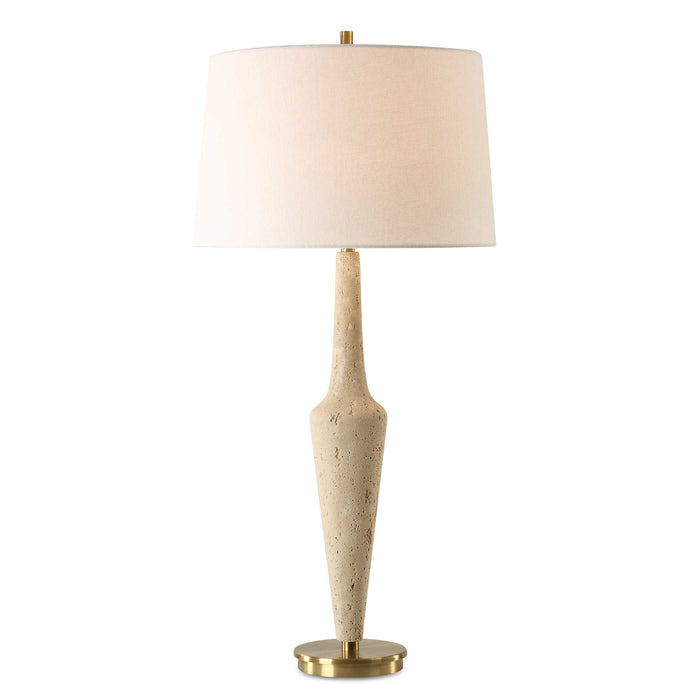 Juliet One Light Table Lamp Antique Brass-Lamps-Uttermost-Lighting Design Store