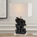Basalt One Light Table Lamp Antique Brass-Lamps-Uttermost-Lighting Design Store