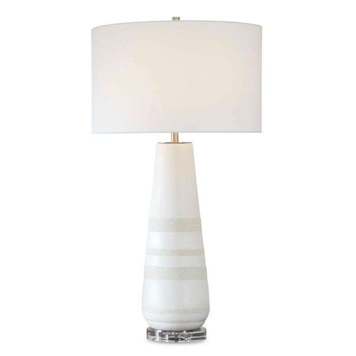 Santino One Light Table Lamp Brushed Nickel-Lamps-Uttermost-Lighting Design Store
